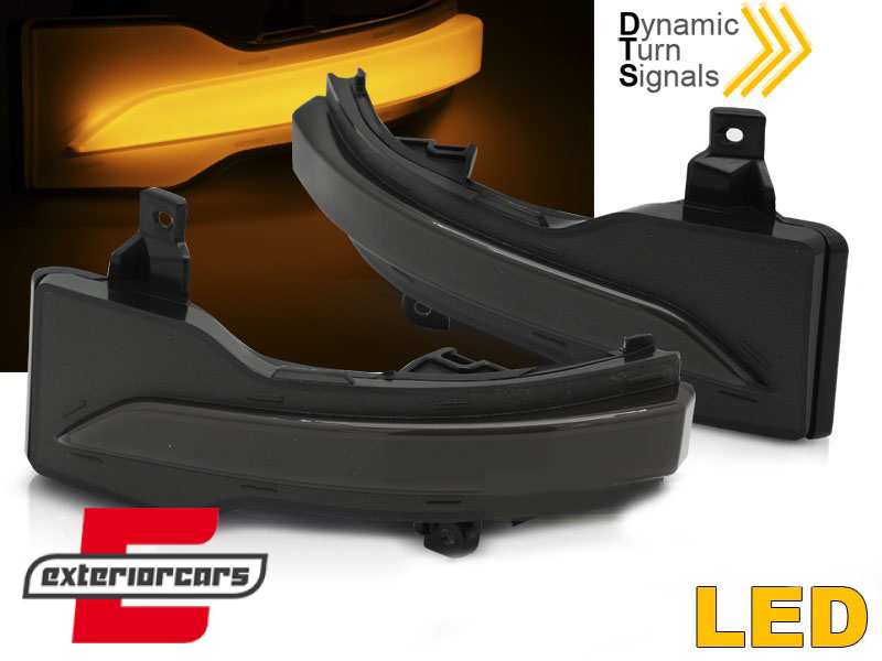 Žmigavci u retrovizoru LED SEQ (smoke) / Subaru Impreza Crosstrek (2016-2022) Forester Ascent Legacy Outback (2018-)