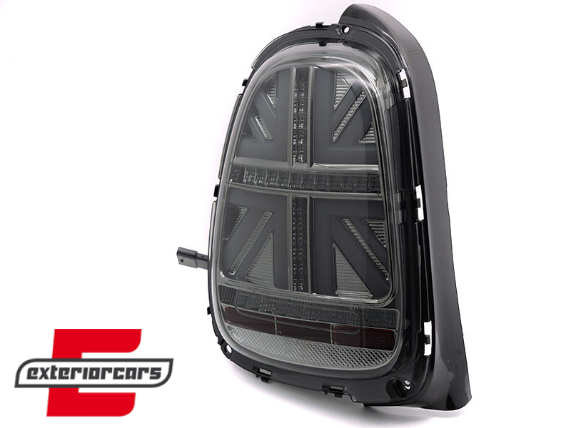 Full LED stražnja svjetla SEQ žmigavci JCW dizajn (smoke) / MINI ONE F55 F56 F57 3V 5V Cabrio (2014-2018) - Slika 2