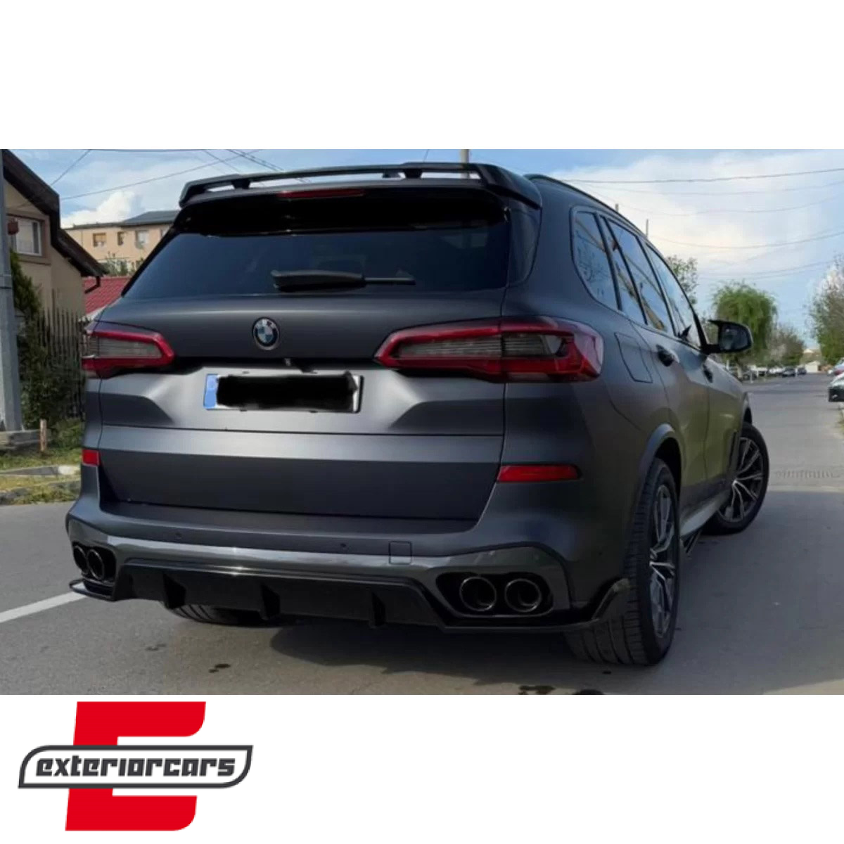 Nastavci auspuha M-dizajn (crna) / BMW X5 G05 X6 G06 X7 G07 M paket (2018-) - Slika 10