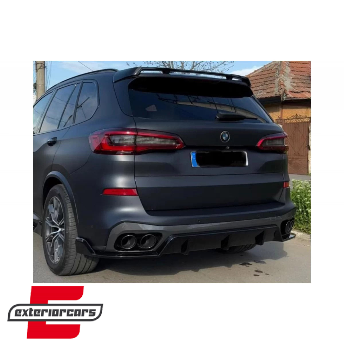 Nastavci auspuha M-dizajn (crna) / BMW X5 G05 X6 G06 X7 G07 M paket (2018-) - Slika 9