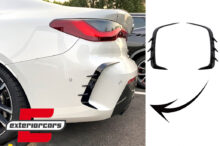 Flapovi stražnjeg branika (piano crna) / BMW serije 4 G22 Coupe (2020-)