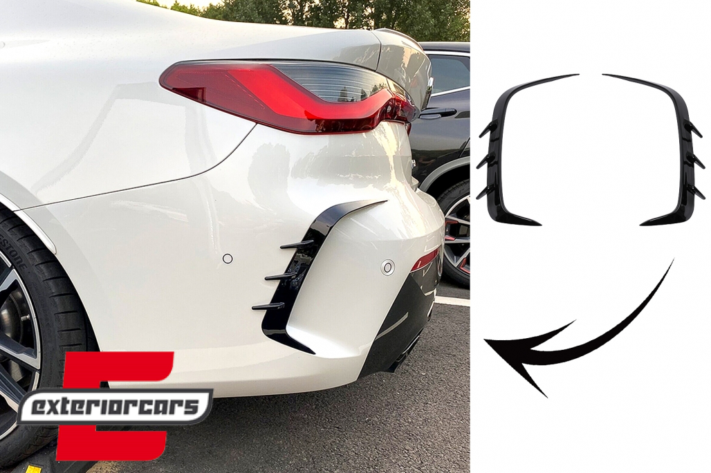 Flapovi stražnjeg branika (piano crna) / BMW serije 4 G22 Coupe (2020-)