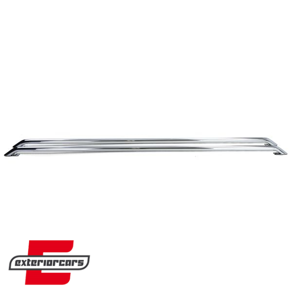 Krovni nosači (chrome) / VW Transporter Multivan Caravelle T5 T5.1 T6 T6.1 SWB (2003-) - Slika 3