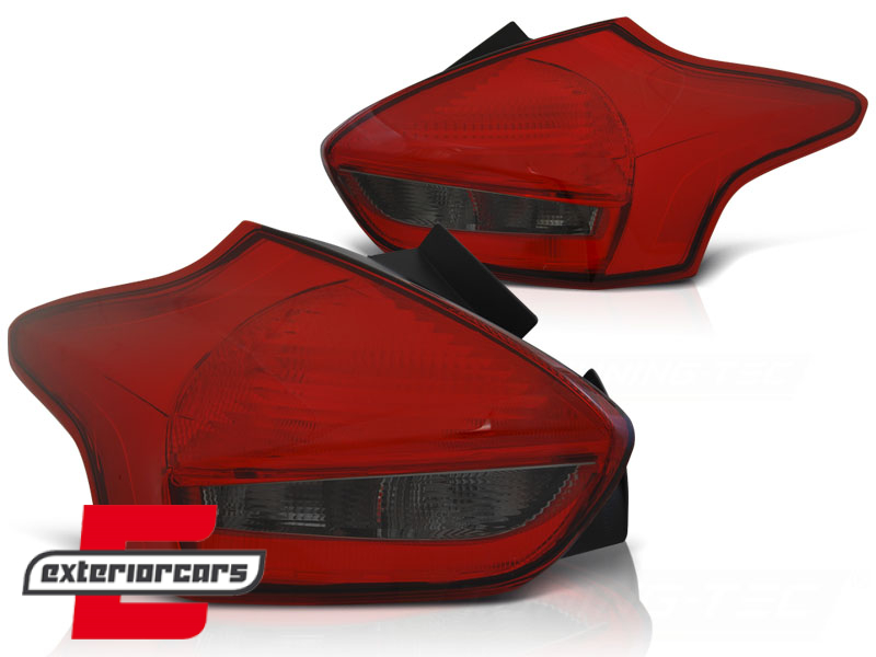LED stražnja svjetla (crvena/smoke) / Ford Focus 3 Hatchback Facelift (2015-2018) - Slika 2