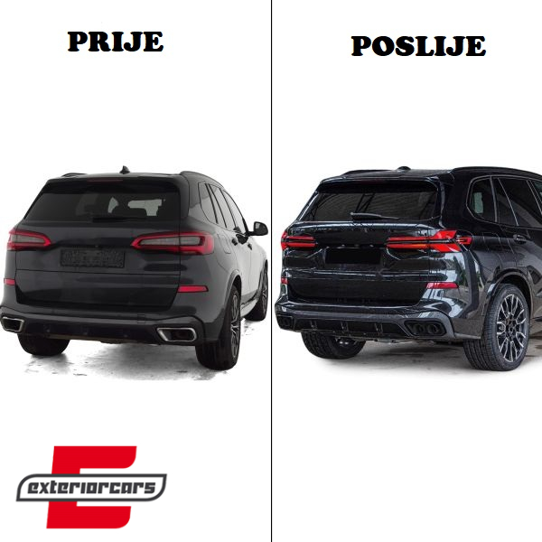 Nastavci auspuha M-Performance dizajn (crna) / BMW X5 G05 X6 G06 X7 G07 (2018-) - Slika 9
