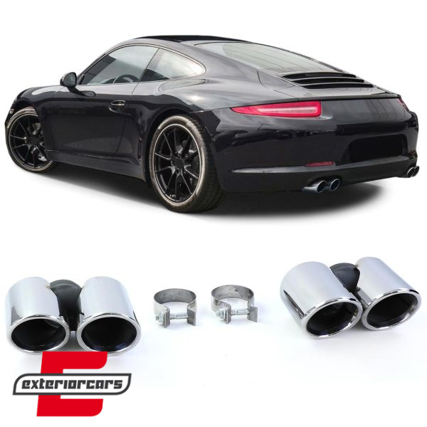 Nastavci auspuha S optik (chrome) / Porsche 911 991.1 (09.2011-2015)