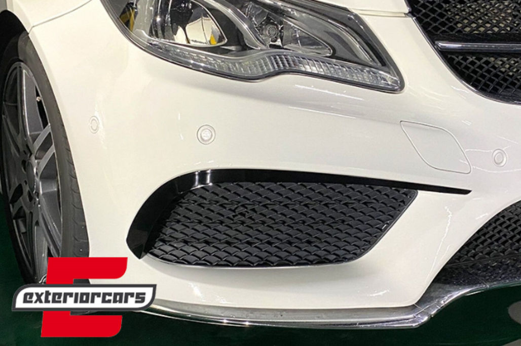 Prednji flapovi (piano crna) / Mercedes E-klasa C207 Coupe A207 Cabrio Facelift Sport Line (2013-2017) - Slika 7