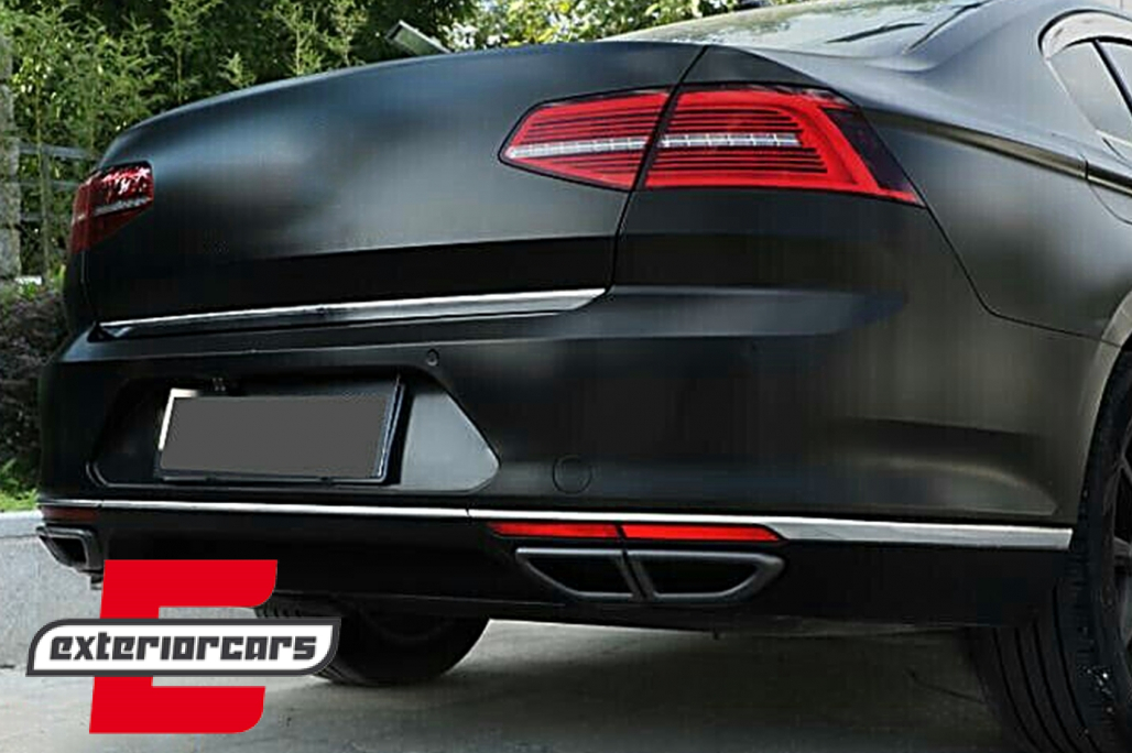 Ukrasni okviri nastavaci auspuha (piano crna) / VW Passat B8 3G GTE / Alltrack (2015-2019) - Slika 7