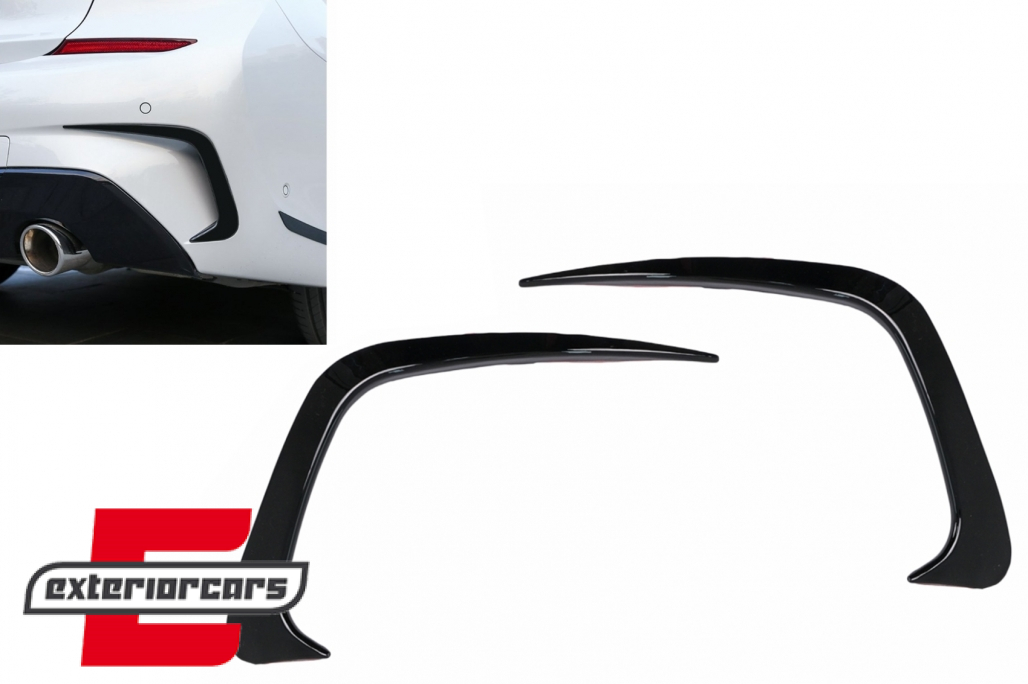 Flapovi zadnjeg branika (piano crna) / BMW serije 3 G20 G21 G28 M-Sport (2018-)