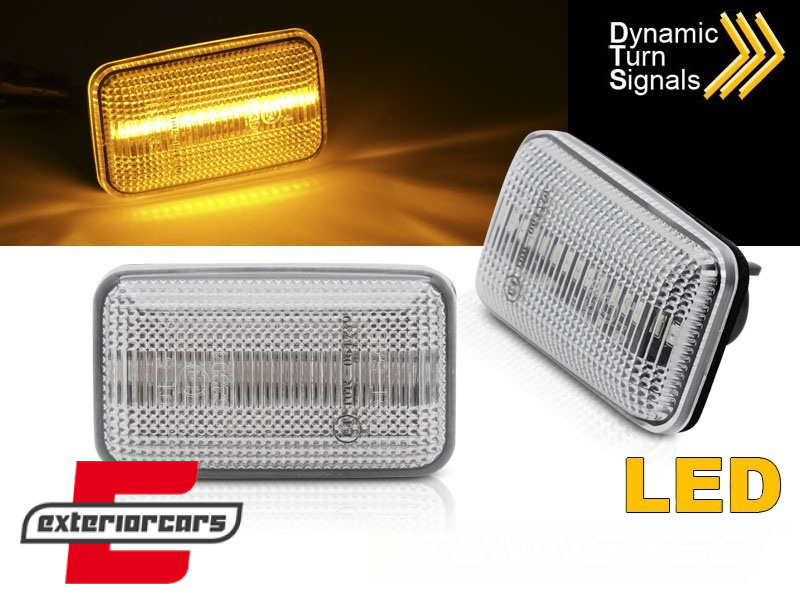 Bočni žmigavci LED SEQ (bijela) / AUDI 80 (1991-1996) 100 (1982-1994) 200 (1982-1991) A6 (1994-1997)