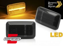 Bočni žmigavci LED SEQ (smoke) / AUDI 80 (1991-1996) 100 (1982-1994) 200 (1982-1991) A6 (1994-1997)