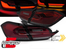 Full LED stražnja svjetla SEQ žmigavci (crvena/smoke) / FORD FIESTA MK8 HATCHBACK (2017-2021)