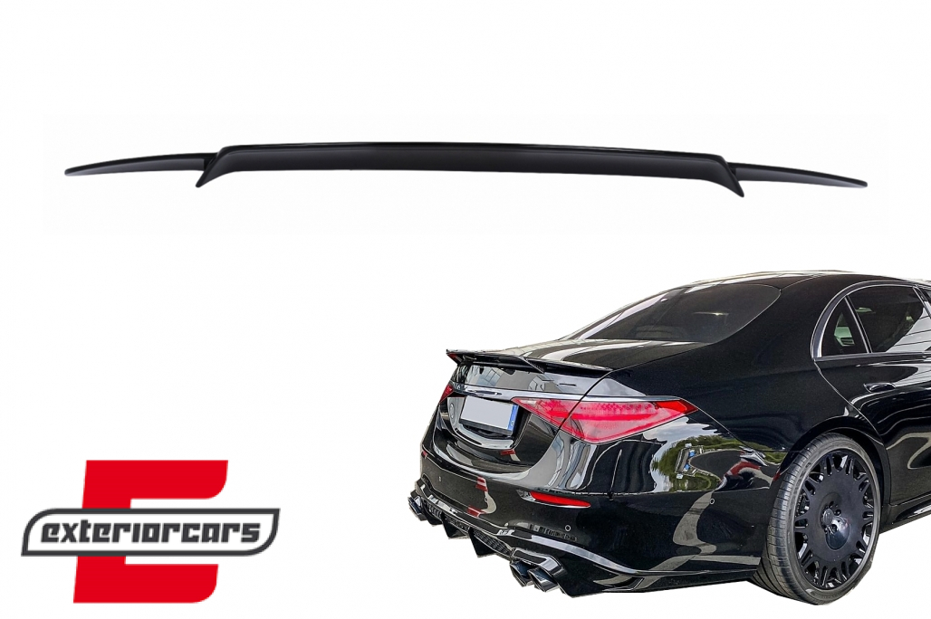 Lip bunkera B-dizajn (piano crna) / Mercedes S-klasa W223 limuzina (2020-)