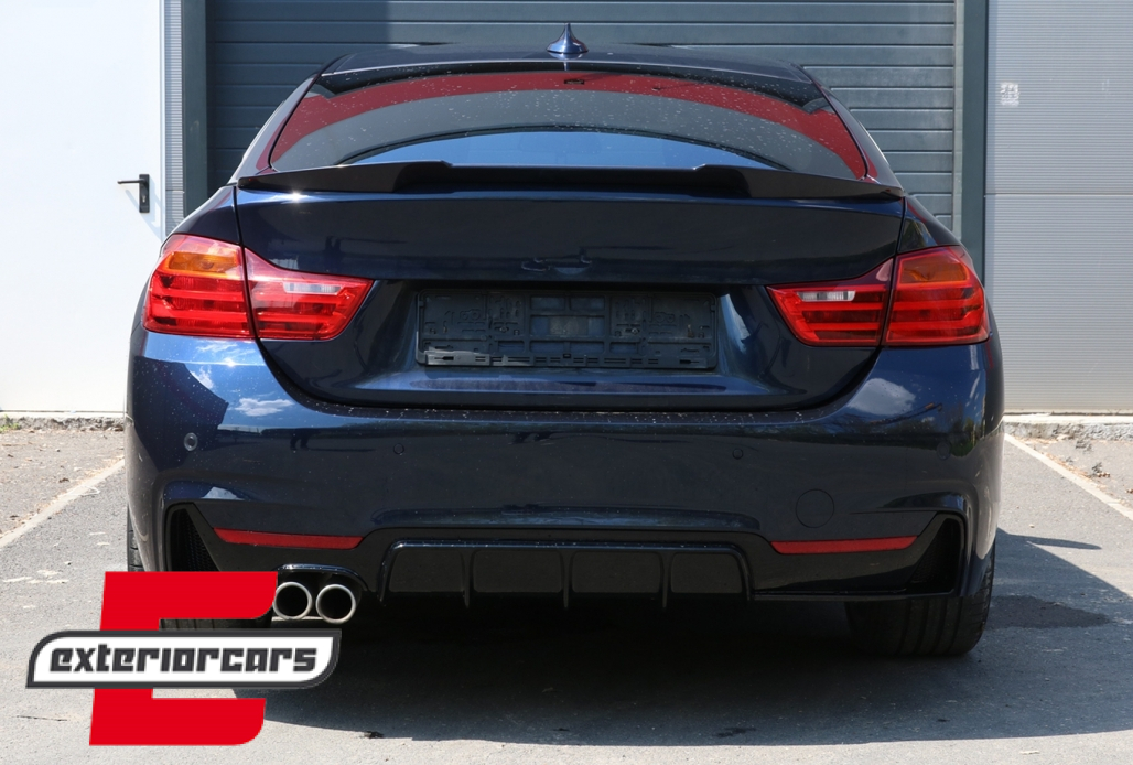 Lip bunkera M4 CS dizajn (mat crna) / BMW serije 4 Gran Coupe F36 (2014-2019) - Slika 7