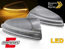 Žmigavci u retrovizoru LED SEQ (bijela) / MERCEDES C klasa W204 S204 (2007-2010) ML klasa W164 (2008-2011) Vito W639 (2010-2014)