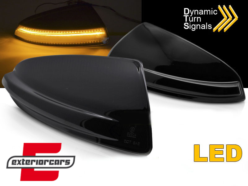 Žmigavci u retrovizoru LED SEQ (smoke) / MERCEDES C klasa W204 S204 (2007-2010) ML klasa W164 (2008-2011) Vito W639 (2010-2014)