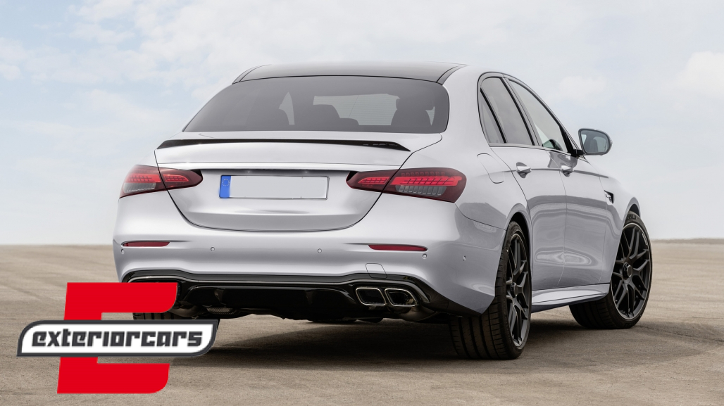 Difuzor zraka & nastavci auspuha E63 AMG dizajn (chrome) / Mercedes E-klasa W213 Facelift limuzina (2020-2023) - Slika 10