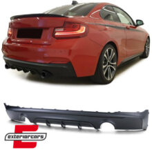 Difuzor zraka M-Performance dizajn (mat crna) / BMW serije 2 F22 F23 (2013-2021)