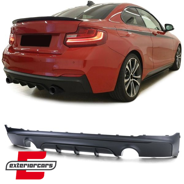 Difuzor zraka M-Performance dizajn (mat crna) / BMW serije 2 F22 F23 (2013-2021)
