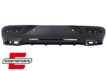 Difuzor zraka & nastavci auspuha GLE63 AMG dizajn Night paket / Mercedes GLE Coupe C292 Sport Line (2015-2019)