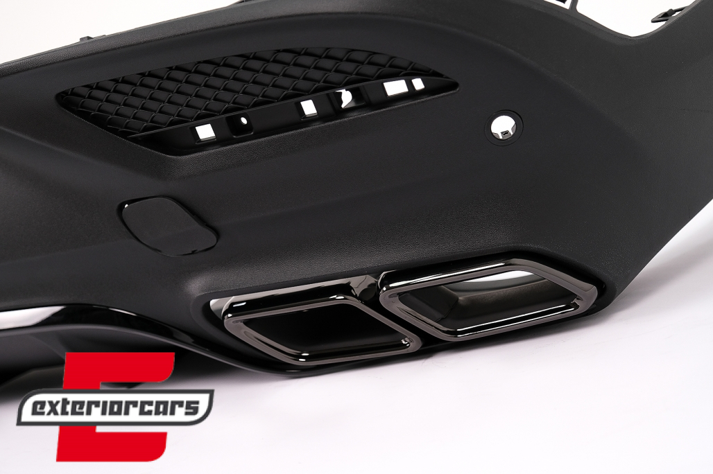 Difuzor zraka & nastavci auspuha GLE63 AMG dizajn Night paket / Mercedes GLE Coupe C292 Sport Line (2015-2019) - Slika 5