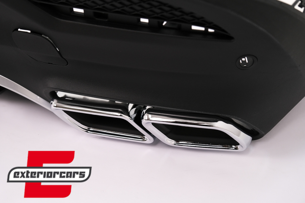 Difuzor zraka & nastavci auspuha GLE63 AMG dizajn (chrome) / Mercedes GLE Coupe C292 Sport Line (2015-2019) - Slika 5