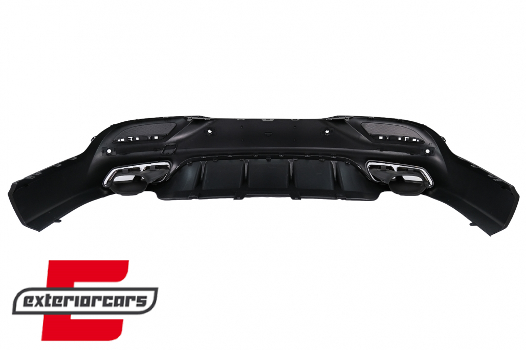 Difuzor zraka & nastavci auspuha GLE63 AMG dizajn (chrome) / Mercedes GLE Coupe C292 Sport Line (2015-2019) - Slika 6