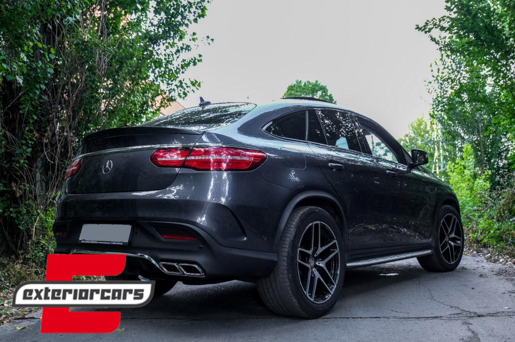 Difuzor zraka & nastavci auspuha GLE63 AMG dizajn (chrome) / Mercedes GLE Coupe C292 Sport Line (2015-2019) - Slika 9