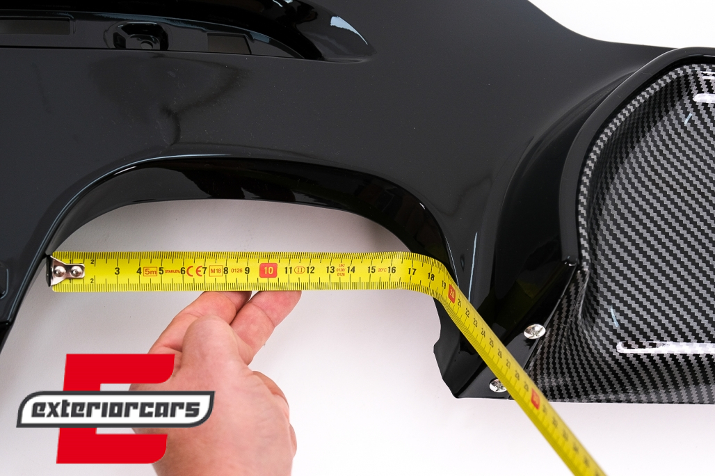 Difuzor zraka M-Performance dizajn (piano crna/carbon look) / BMW serije 1 F20 F21 LCI (2015-06.2019) - Slika 3