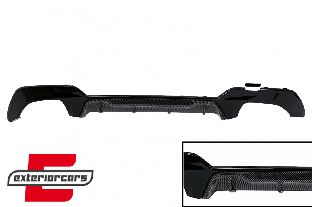 Difuzor zraka M-Performance dizajn (piano crna/carbon look) / BMW serije 3 G20 G28 limuzina G21 karavan (2018-06.2022)
