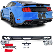 Difuzor zraka & nastavci auspuha GT350 dizajn / Ford Mustang Mk6 VI (2015-2017)