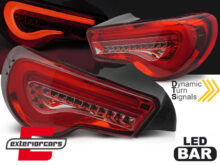 Full LED stražnja svjetla SEQ žmigavci (crvena) / Toyota GT86 (2012-2019)
