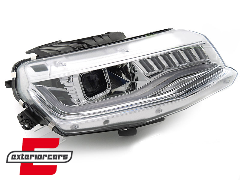 Prednja svjetla LED SEQ žmigavci (chrome) / Chevrolet Camaro MK6 (05.2015-2018) - Slika 2