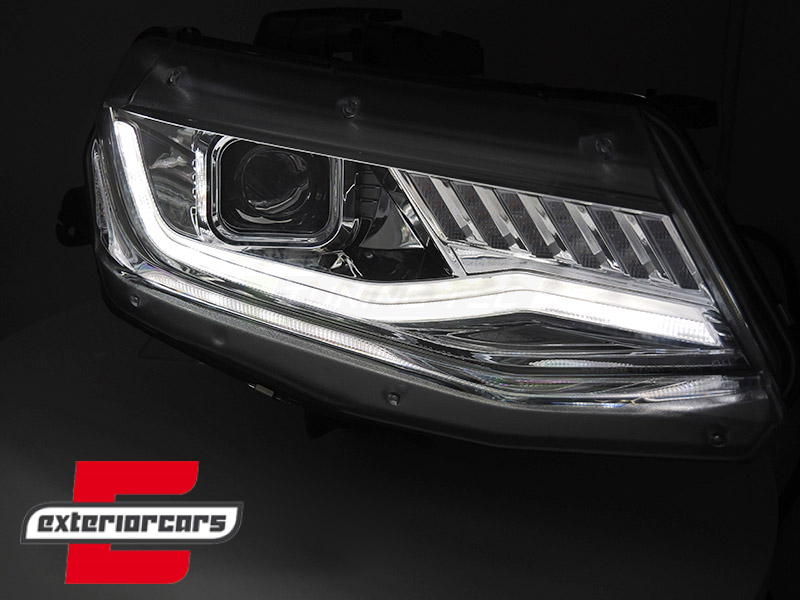 Prednja svjetla LED SEQ žmigavci (chrome) / Chevrolet Camaro MK6 (05.2015-2018) - Slika 4