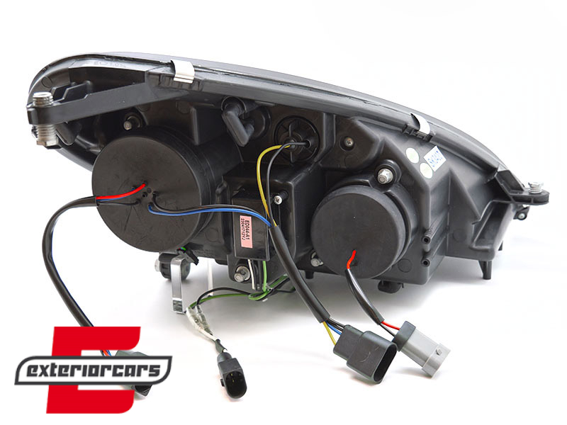 Prednja svjetla LED DayLight Xenon (crna) / Mercedes SLK R171 (2004-2011) - Slika 3