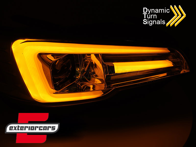 Full LED prednja svjetla SEQ žmigavci (chrome) / Subaru WRX (2014-2021) - Slika 4