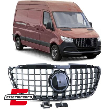 Prednja maska GT-R Panamericana dizajn (chrome) / Mercedes Sprinter W907 W910 (02.2018-)