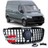 Prednja maska GT-R Panamericana dizajn (piano crna) / Mercedes Sprinter W907 W910 (02.2018-)