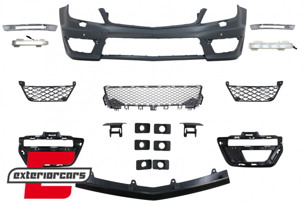 Bodykit C63 AMG dizajn / Mercedes C-klasa W204 (2007-2015) - Slika 5