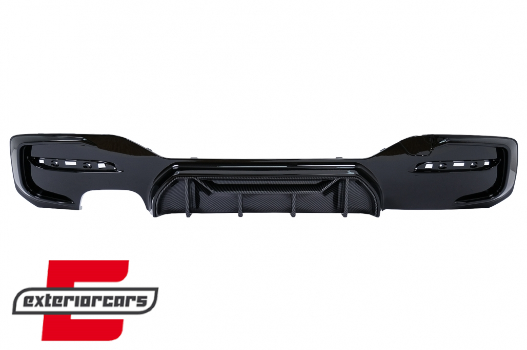 Difuzor zraka Competition dizajn (piano crna/carbon) / BMW serije 1 F20 F21 LCI (2015-06.2019) - Slika 2