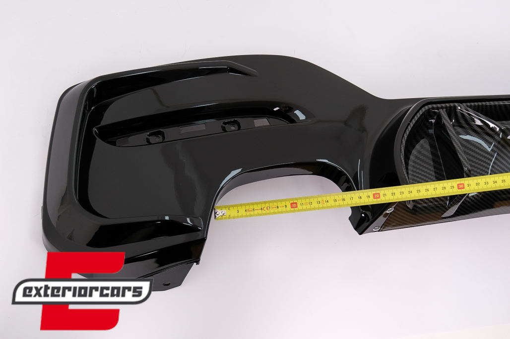 Difuzor zraka Competition dizajn (piano crna/carbon) / BMW serije 1 F20 F21 LCI (2015-06.2019) - Slika 4