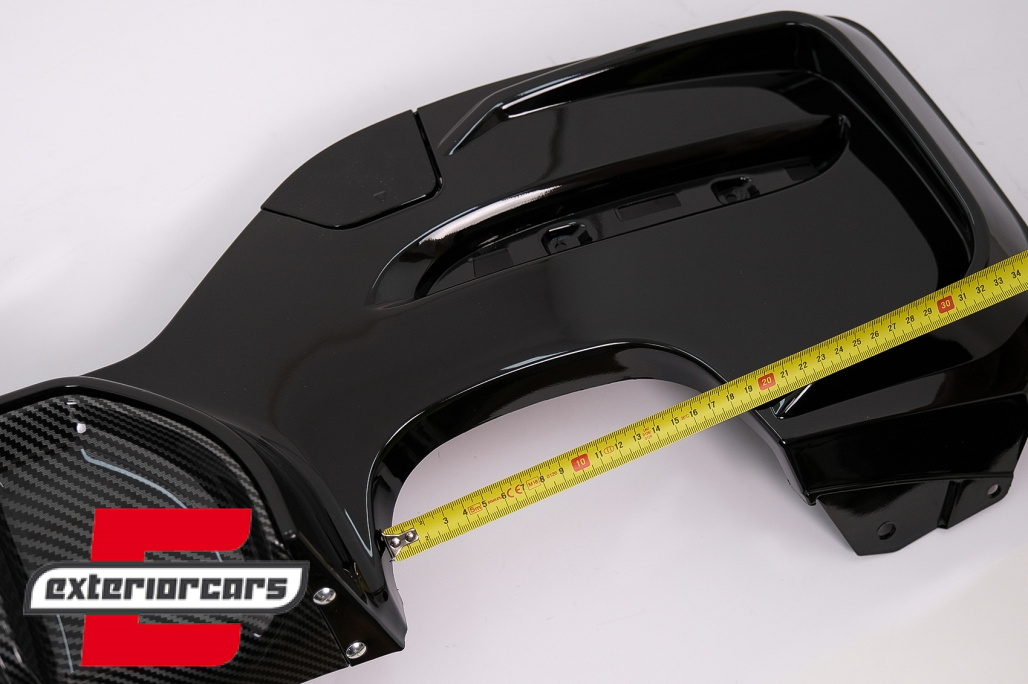 Difuzor zraka M-Performance dizajn (piano crna/carbon) / BMW serije 1 F20 F21 LCI (2015-06.2019) - Slika 3