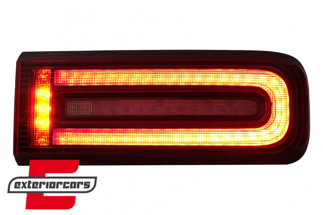 Full LED stražnja svjetla SEQ žmigavci (crvena/smoke) / Mercedes G-klasa W463 Facelift (2018-2024) - Slika 2