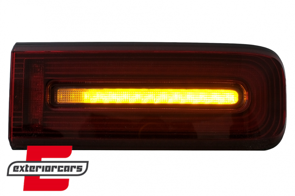 Full LED stražnja svjetla SEQ žmigavci (crvena/smoke) / Mercedes G-klasa W463 Facelift (2018-2024) - Slika 4