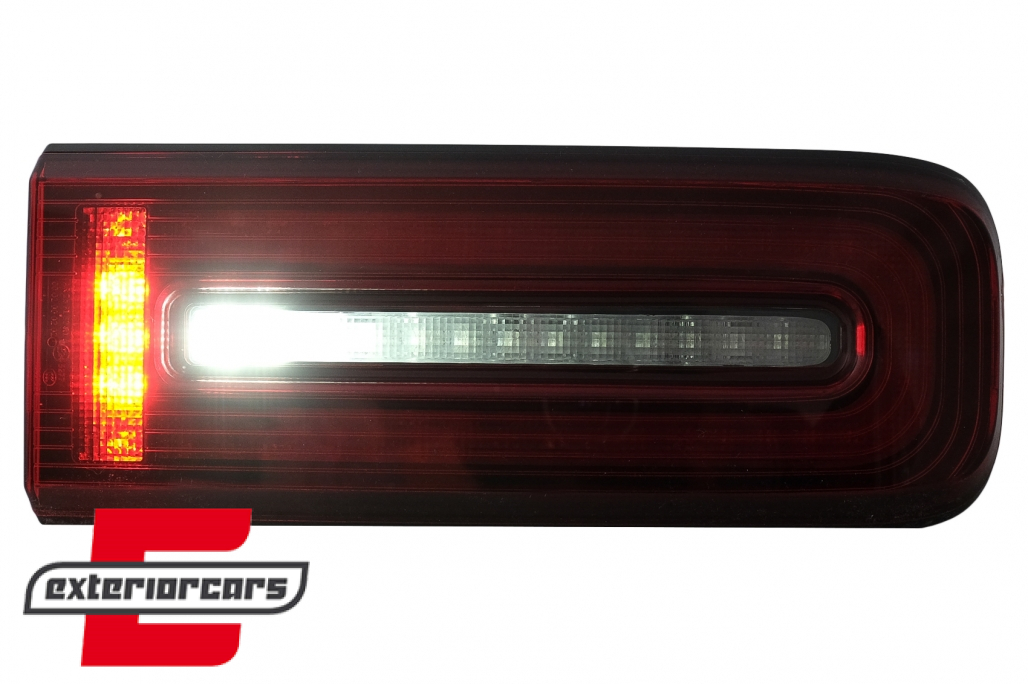 Full LED stražnja svjetla SEQ žmigavci (crvena/smoke) / Mercedes G-klasa W463 Facelift (2018-2024) - Slika 6