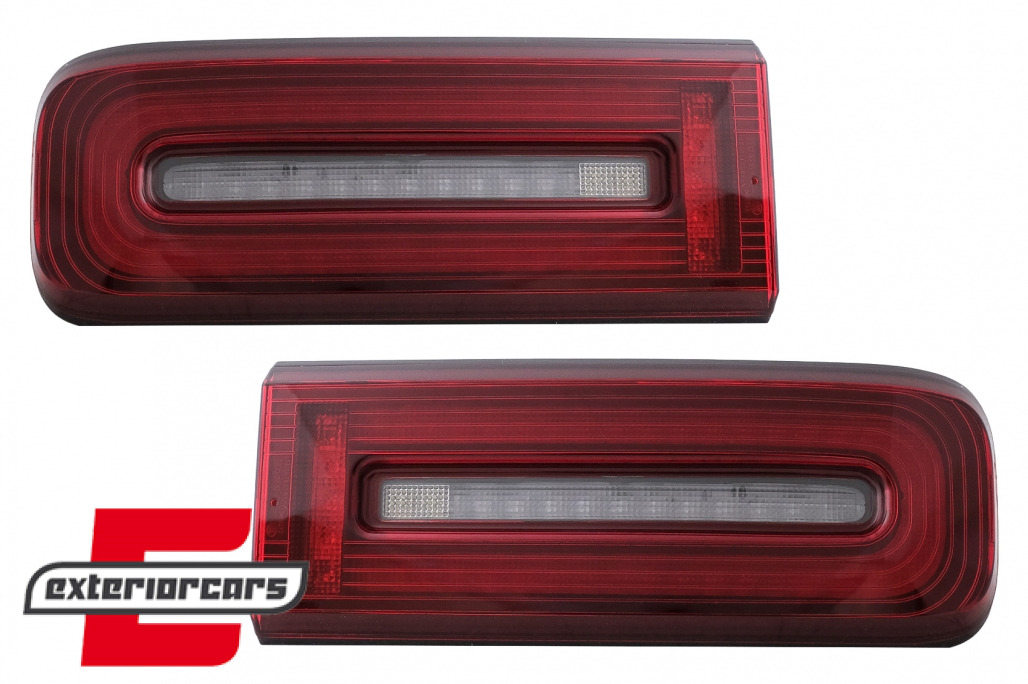 Full LED stražnja svjetla SEQ žmigavci (crvena/smoke) / Mercedes G-klasa W463 Facelift (2018-2024) - Slika 8