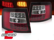 LED stražnja svjetla (crvena/kristal) / Audi A6 4B C5 karavan (1997-2004)