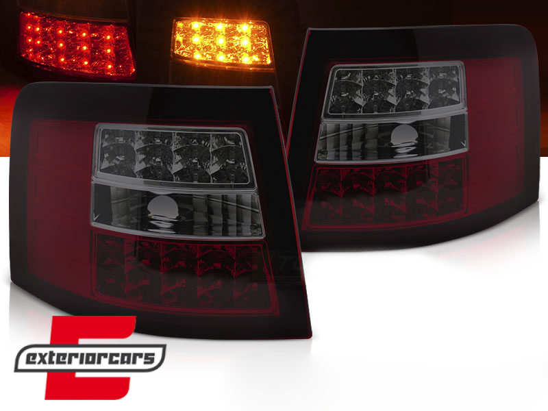 LED stražnja svjetla (crvena/smoke) / Audi A6 4B C5 karavan (1997-2004)