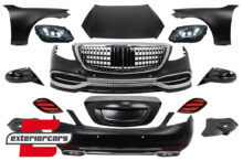 Bodykit za pretvorbu u 2018 W222 Maybach dizajn / Mercedes S-klasa W221 (2005-2013)