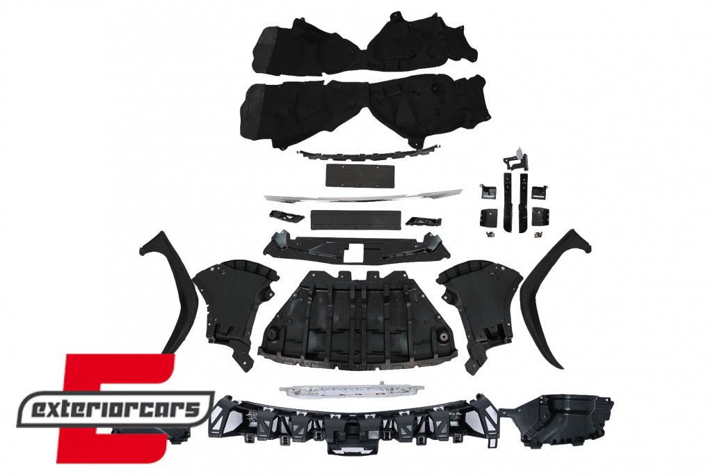 Bodykit za pretvorbu u 2018 W222 Maybach dizajn / Mercedes S-klasa W221 (2005-2013) - Slika 56